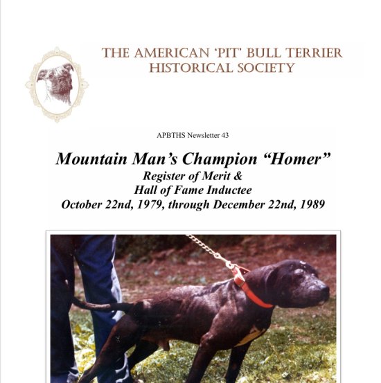 043 Mountain Man's Ch Homer