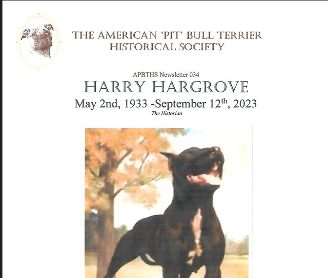 newsletter 034 Harry Hargrove
