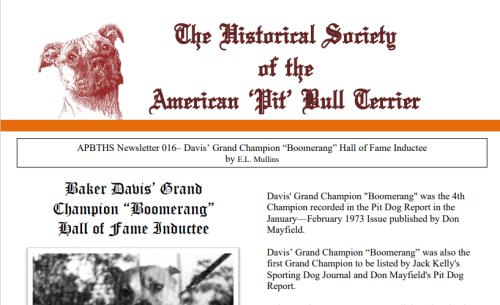 newsletter 016 DavisGrandChampionHOF